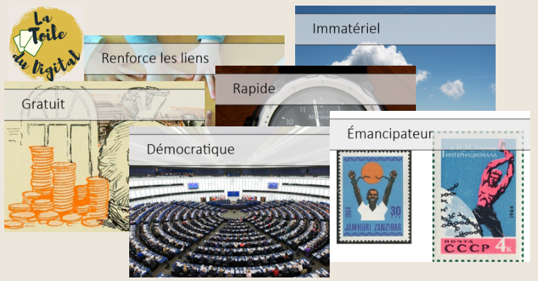Catégorie « les promesses du Web » de la Toile du digital